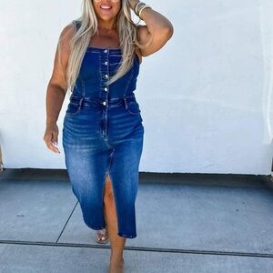 Women's Blue Denim Dress